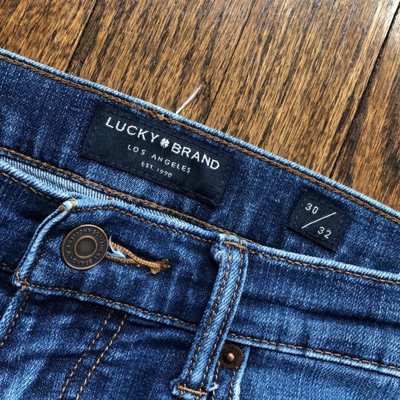 Lucky Brand Stretch Blue Denim Crop Jeans - Picture 4 of 5